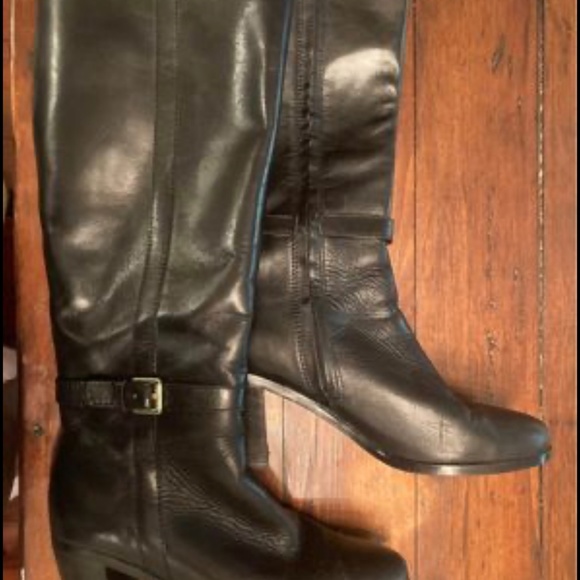 Ralph Lauren black leather boots - Picture 4 of 5